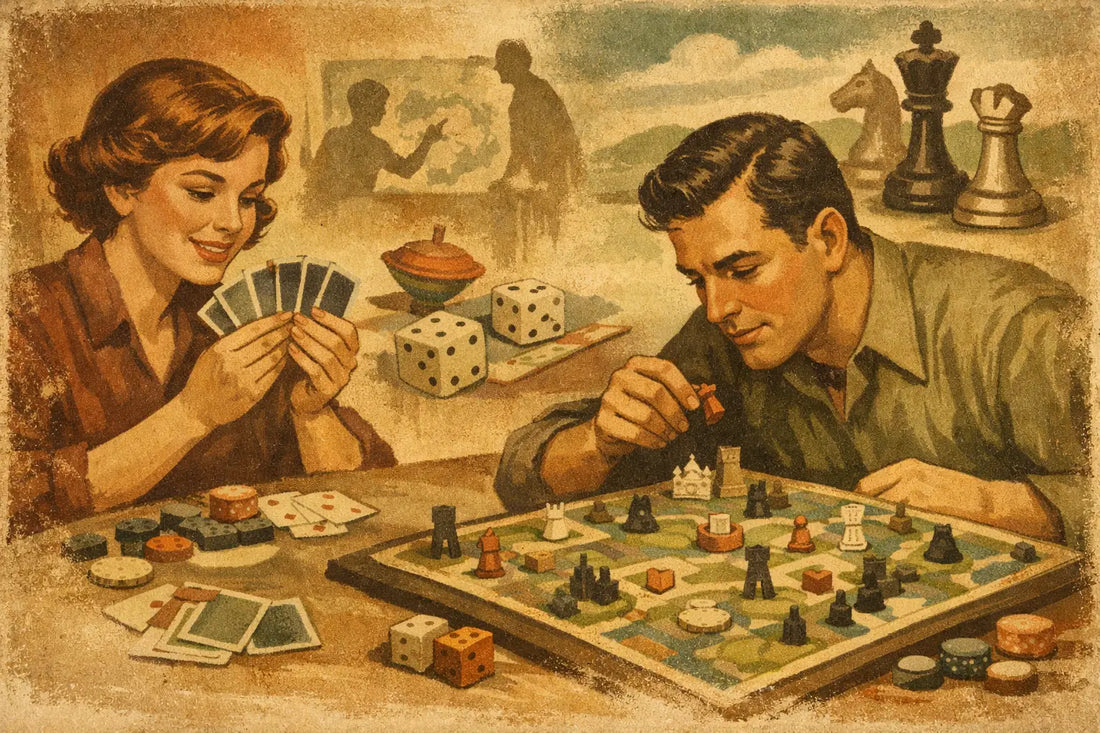 Jogo casual ou estratégico para a sua mesa